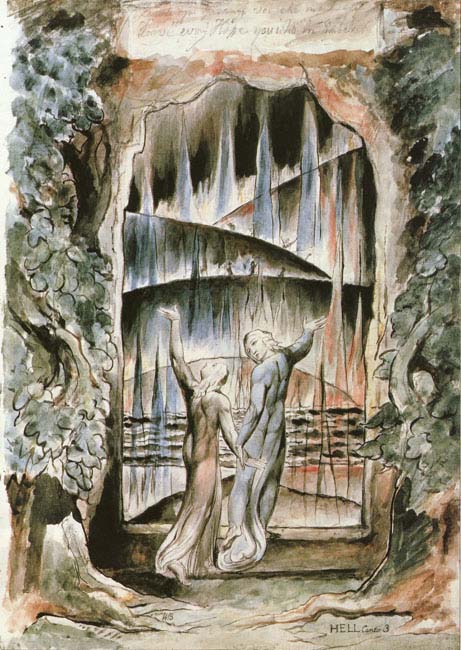 Inscription over Hell's Gate